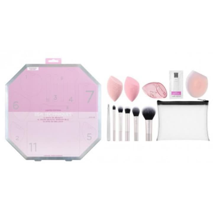 Shop Real Techniques 12-piece makeup brush, sponge and beauty accessories collection at Lotshop.pk.	