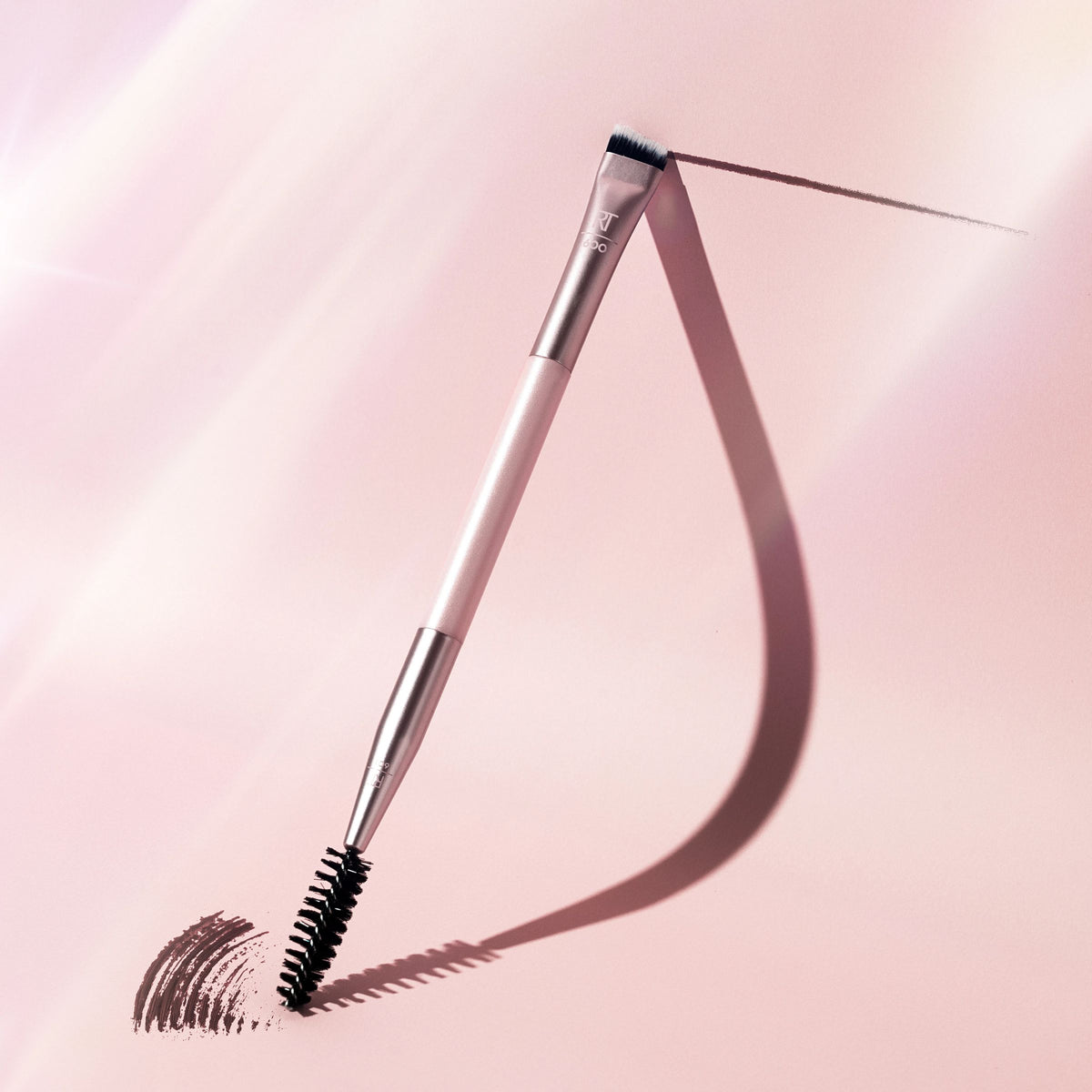 Shop Real Techniques angled eyebrow makeup brush with spoolie online at Lotshop.pk