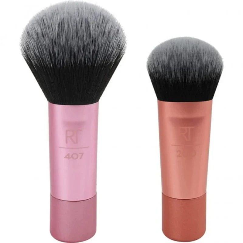 Real Techniques Mini Brush Duo RT 407 & RT 200 available at Lotshop.pk

