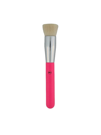 Lurella Flat Top Foundation/Contour Brush - Pink – Flawless Application - Lotshop.pk