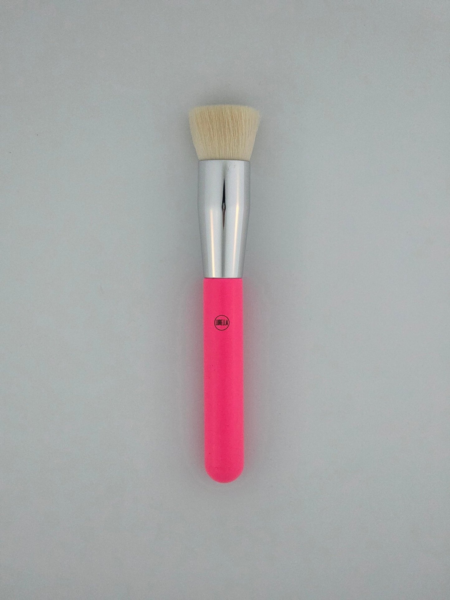 Lurella Flat Top Foundation/Contour Brush - Pink – Flawless Application - Lotshop.pk