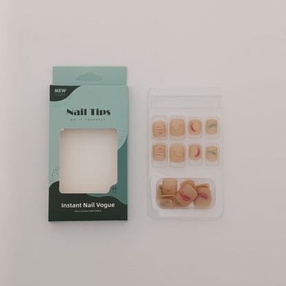 Luxury Decorative Nail Tips Nail Patches– Instant Salon - Perfect Nails 💅✨ - Lotshop.pk