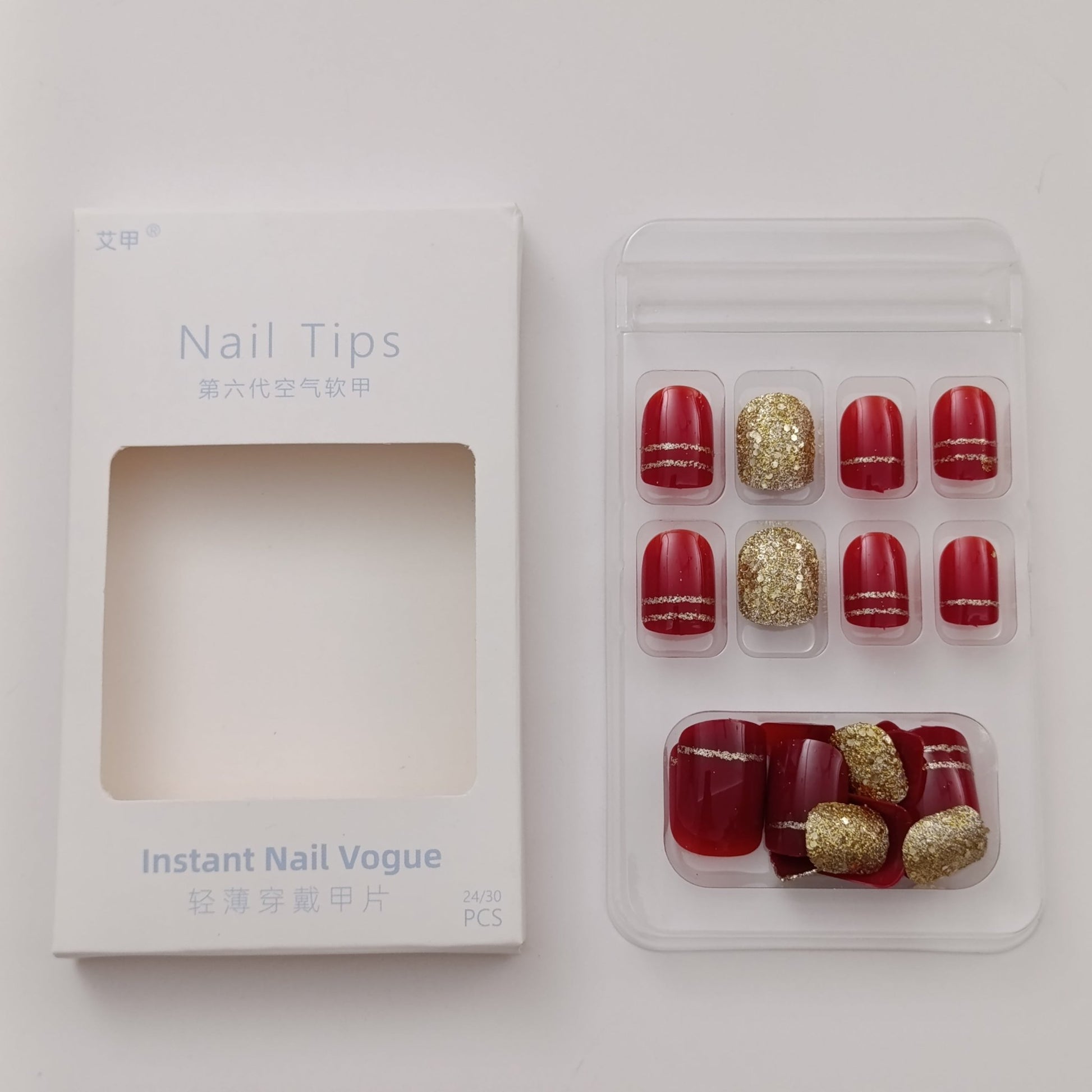 Luxury Decorative Nail Tips Nail Patches– Instant Salon - Perfect Nails 💅✨ - Lotshop.pk