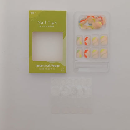 Luxury Decorative Nail Tips Nail Patches– Instant Salon - Perfect Nails 💅✨ - Lotshop.pk