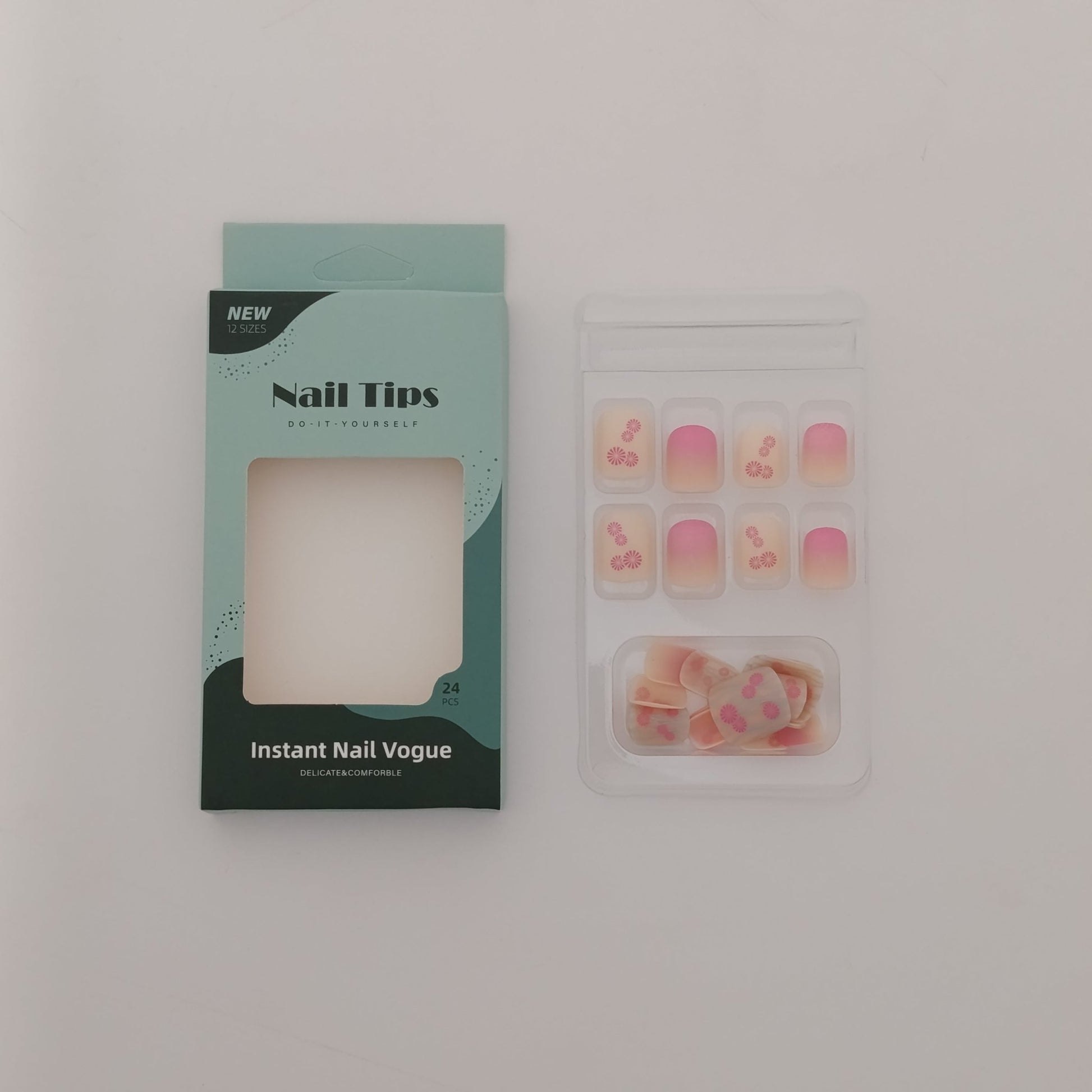 Luxury Decorative Nail Tips Nail Patches– Instant Salon - Perfect Nails 💅✨ - Lotshop.pk