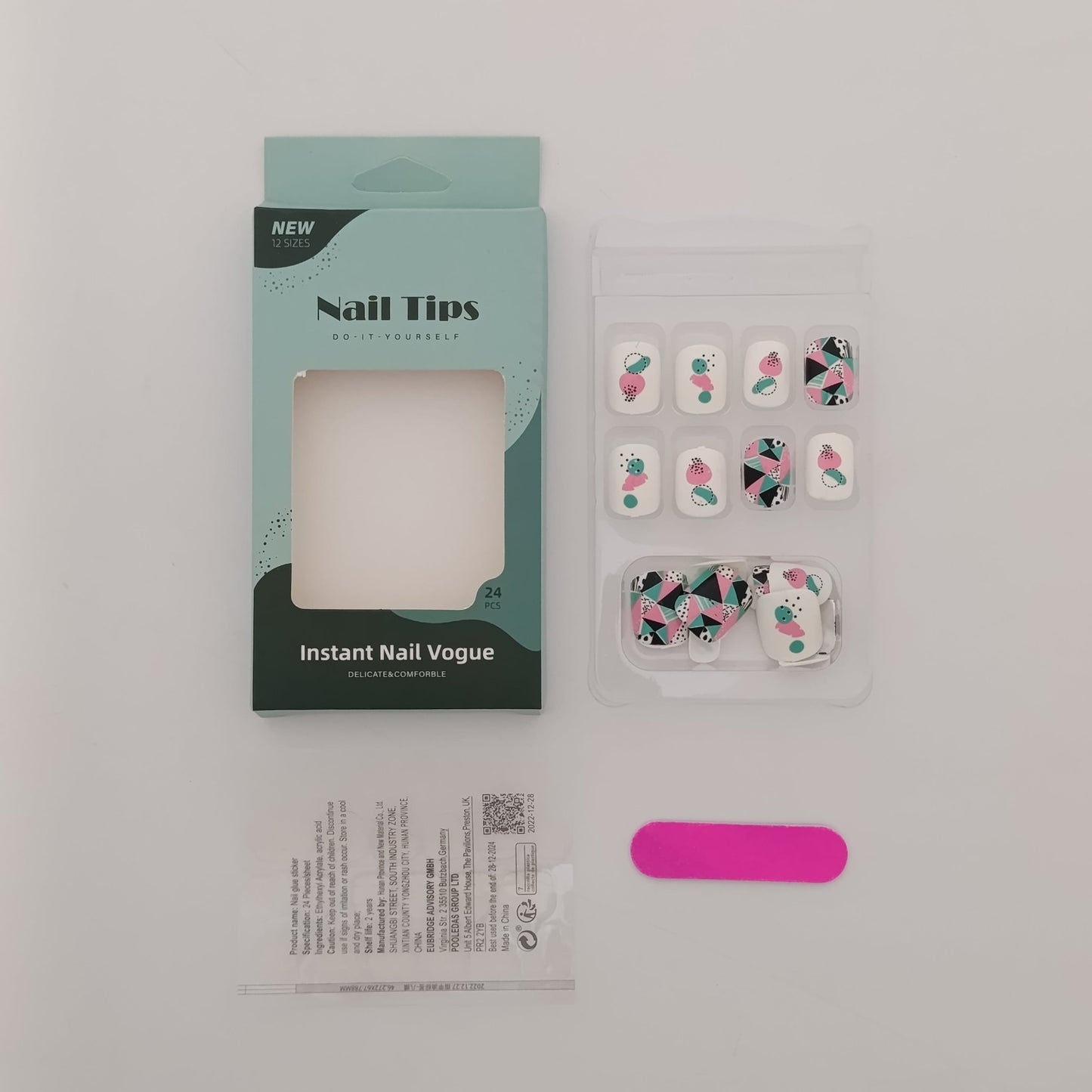 Luxury Decorative Nail Tips Nail Patches– Instant Salon - Perfect Nails 💅✨ - Lotshop.pk