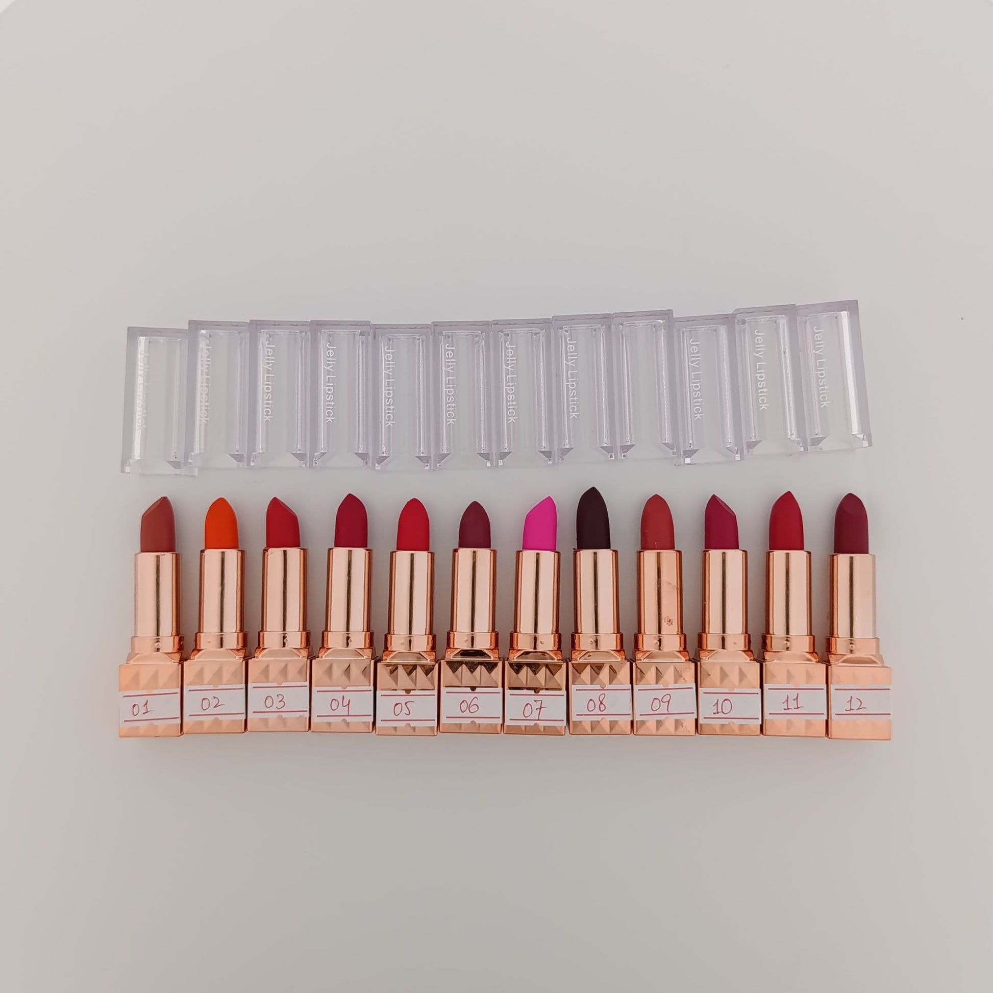 Luxury Lipstick Gold – Long - Lasting, Bold & Beautiful 12 - Shades | Lotshop.pk - Lotshop.pk