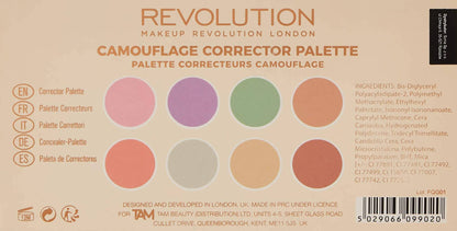 Makeup Revolution Camouflage Corrector Palette - Lotshop.pk