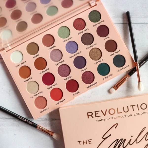 Makeup Revolution The Emily Edit The Wants 24 Pigments Eyeshadow Palette - Lotshop.pk