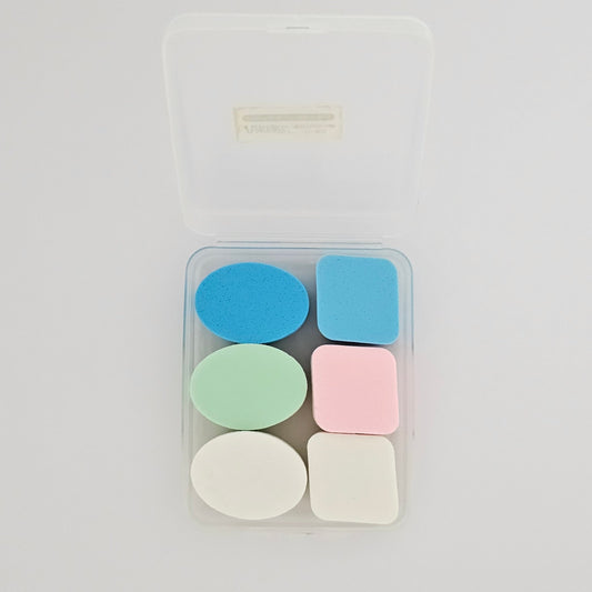 Makeup Sponge Set 6pcs – All - in - One Blending Essentials - Lotshop.pk