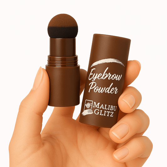 Malibu Glitz Eyebrow Powder – Soft Finish, Easy Application, Flawless Brows! - Lotshop.pk