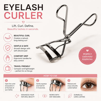 Manhattan Wimpern Former Eyelash Curler with silicone pads