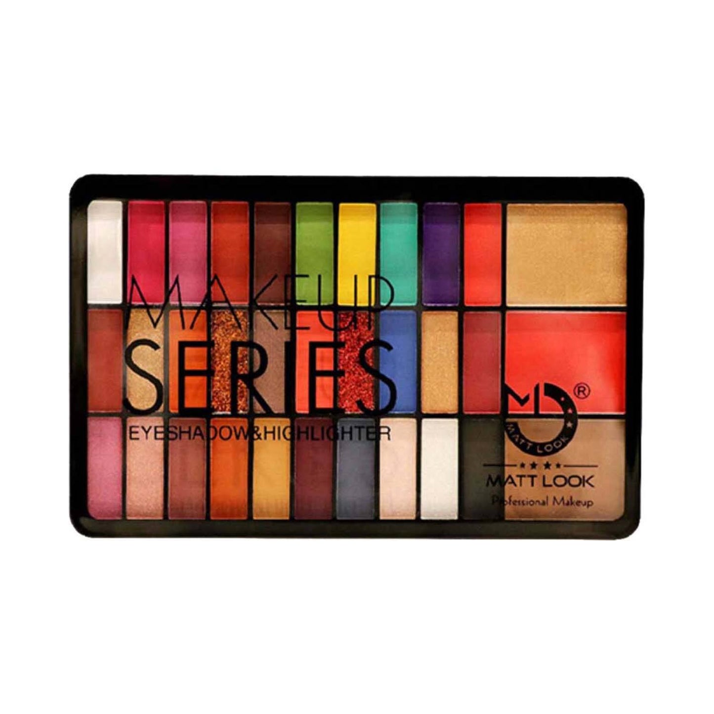 MATTLOOK Makeup Series Eyeshadow & Highlighter Palette - Lotshop.pk