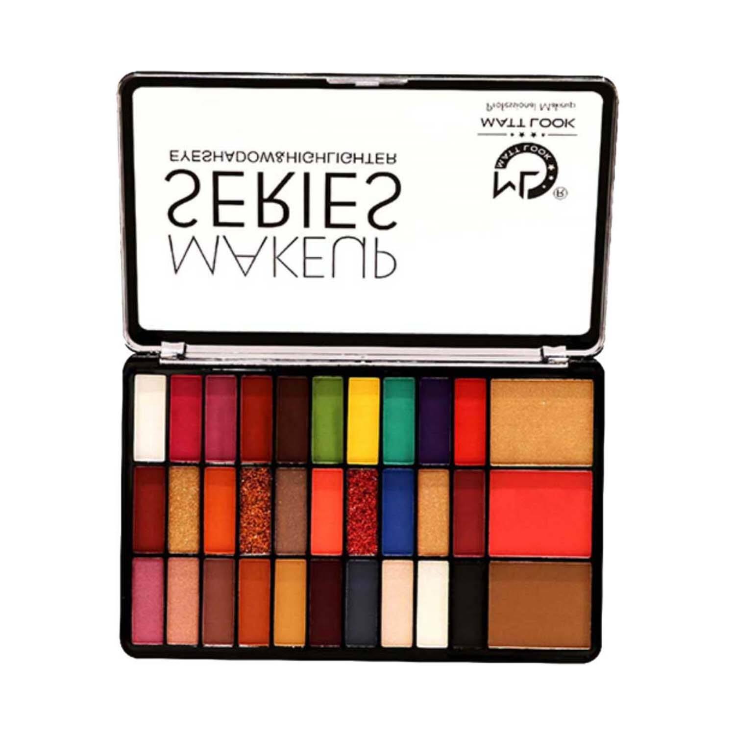 MATTLOOK Makeup Series Eyeshadow & Highlighter Palette - Lotshop.pk