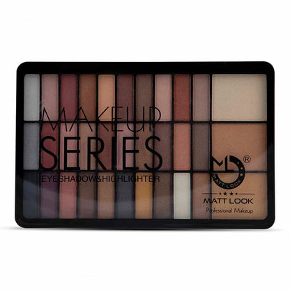 MATTLOOK Makeup Series Eyeshadow & Highlighter Palette - Lotshop.pk