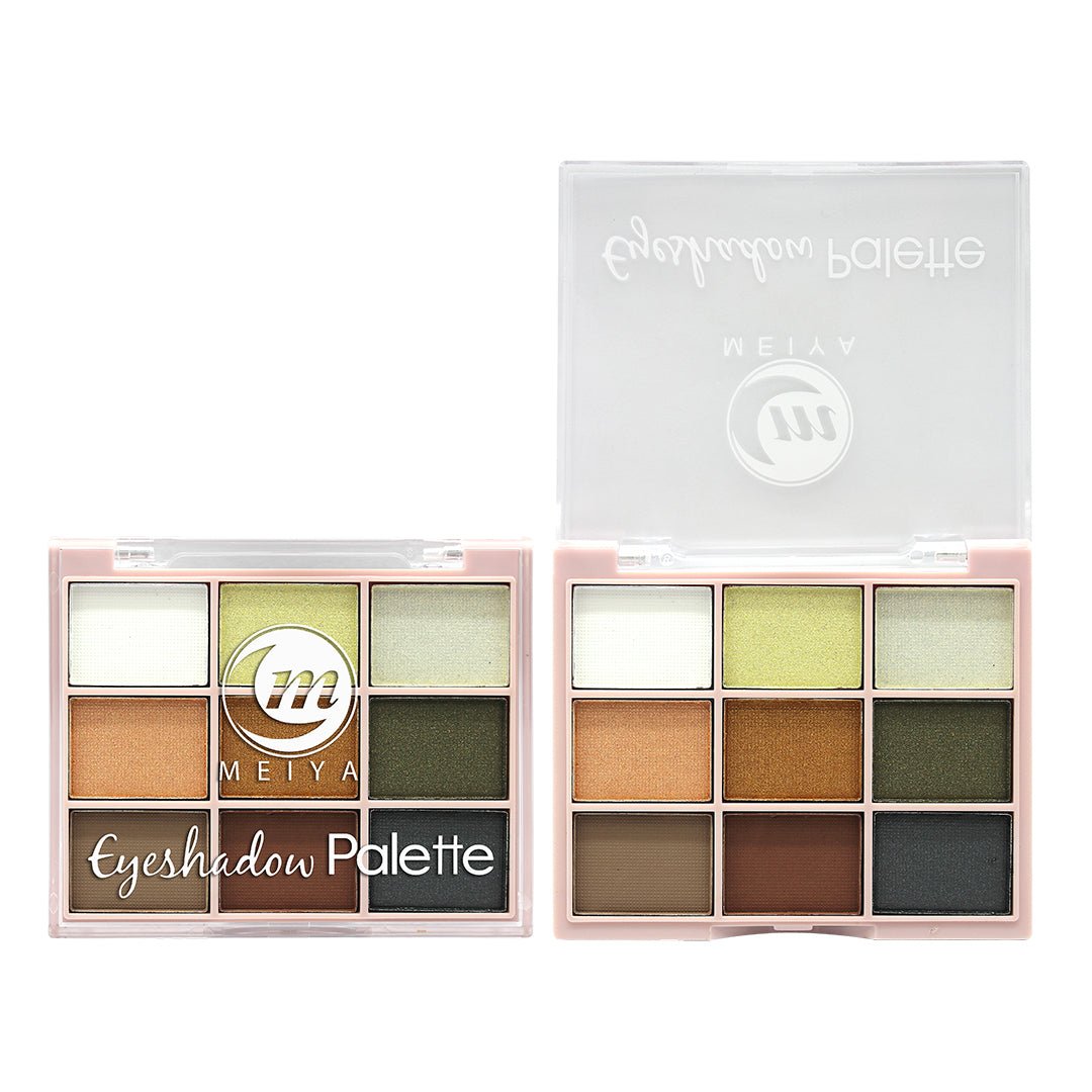 ME - 3233 MEIYA Eyeshadow Palette - 9 Shades of Bold Beauty - Lotshop.pk