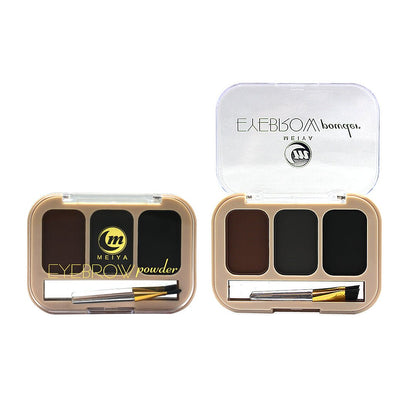 ME - 4003 Meiya Eyebrow Powder Palette – Define, Shape, and Perfect Your Brows - Lotshop.pk