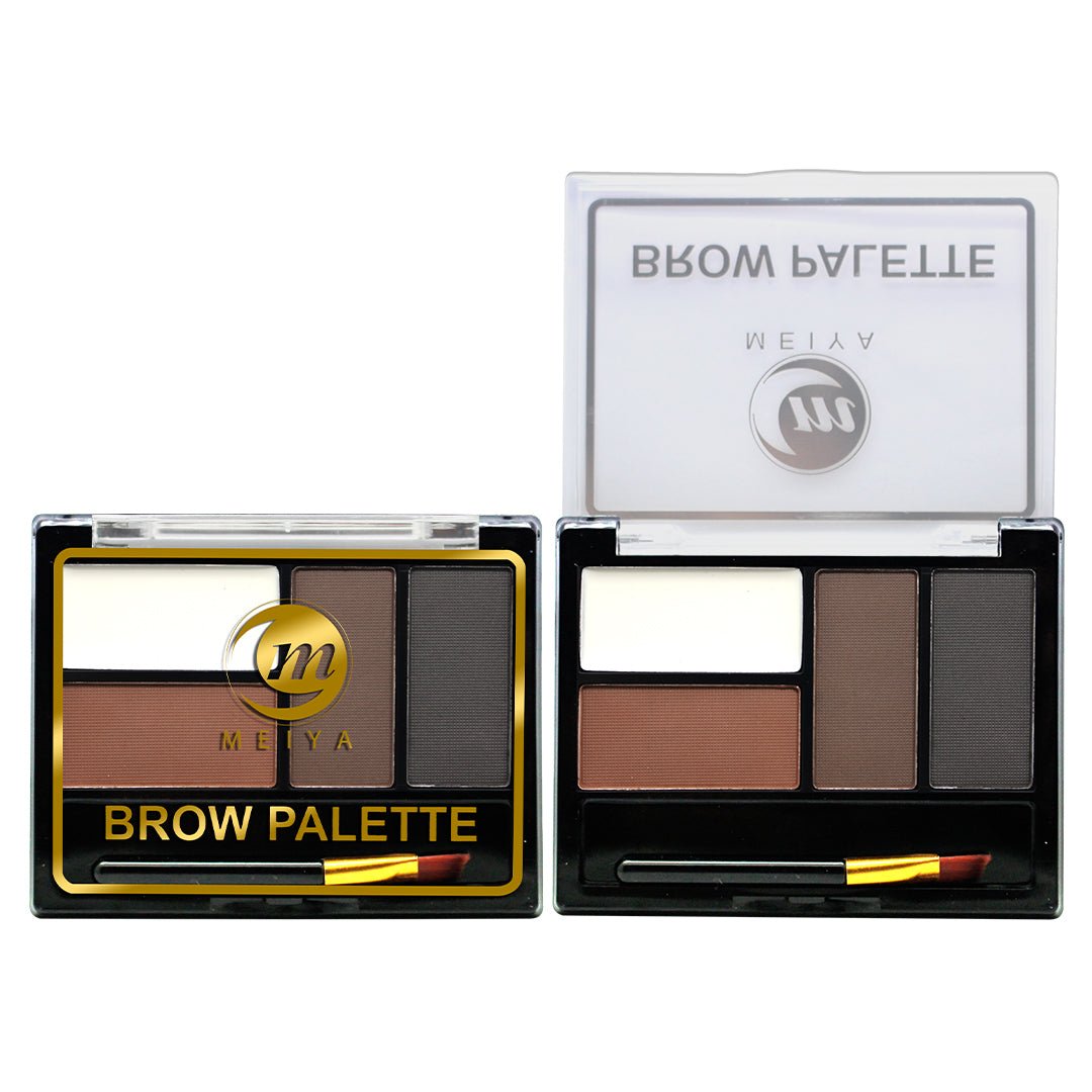 ME - 4013 MEIYA Eyebrow Palette - 4 Perfect Shades for Flawless Brows - Lotshop.pk