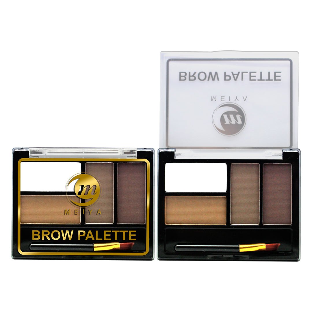 ME - 4013 MEIYA Eyebrow Palette - 4 Perfect Shades for Flawless Brows - Lotshop.pk