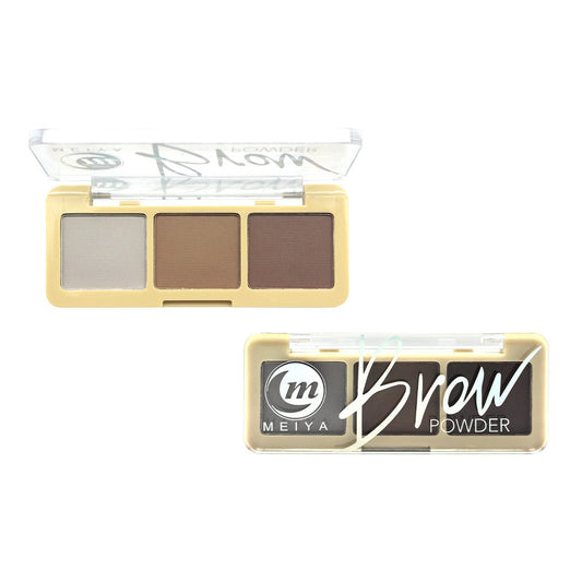 ME - 5017 MEIYA Eyebrow Palette - 3 Shades for Perfect Brows - Lotshop.pk