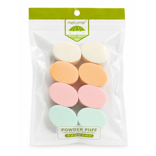 MeiLamei Makeup Powder Puff Sponges Set 8-Pcs – Soft Makeup Puffs Pakistan
