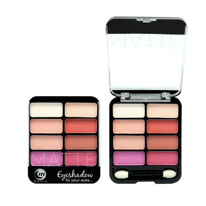 MEIYA 8 Colors Matte Eyeshadow Palette – Bold &amp; Long - Lasting Looks - Lotshop.pk