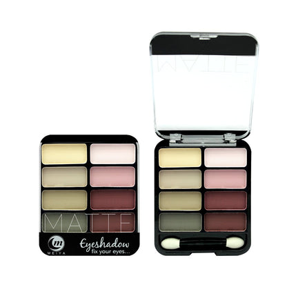 MEIYA 8 Colors Matte Eyeshadow Palette – Bold &amp; Long - Lasting Looks - Lotshop.pk