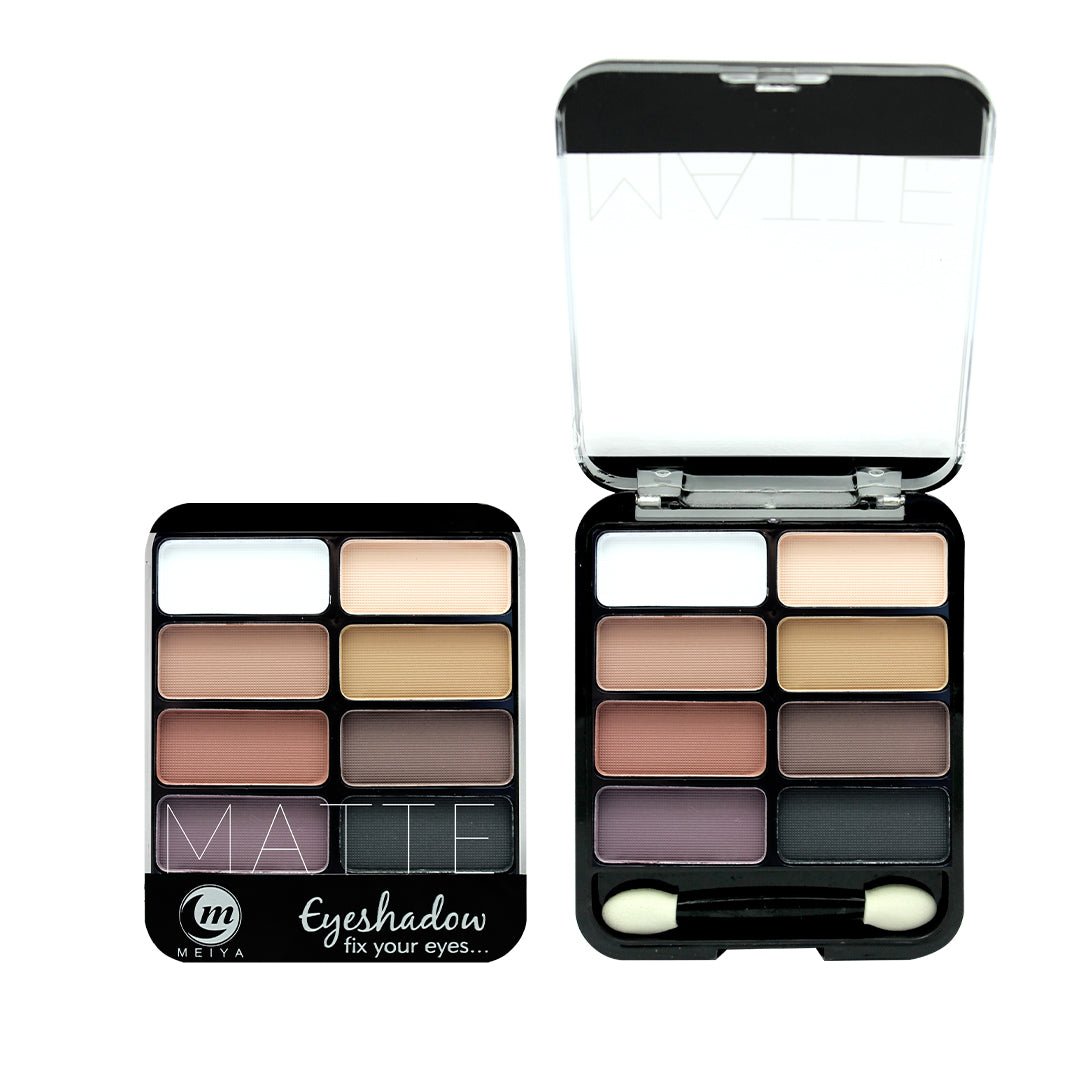 MEIYA 8 Colors Matte Eyeshadow Palette – Bold & Long - Lasting Looks - Lotshop.pk