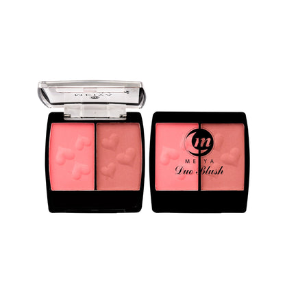 Meya Duo Blush – Heart - Embossed Duo - Tone Blush for a Natural Glow - Lotshop.pk