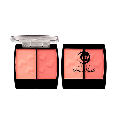 Meya Duo Blush – Heart - Embossed Duo - Tone Blush for a Natural Glow - Lotshop.pk