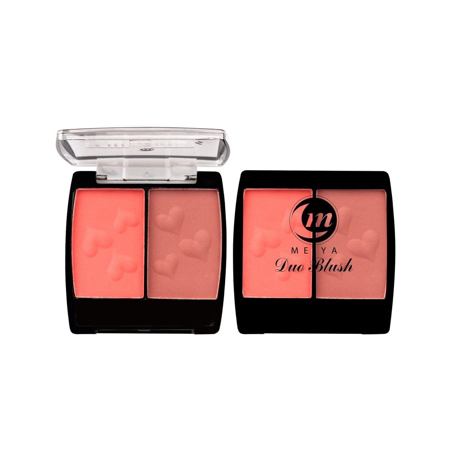 Meya Duo Blush – Heart - Embossed Duo - Tone Blush for a Natural Glow - Lotshop.pk