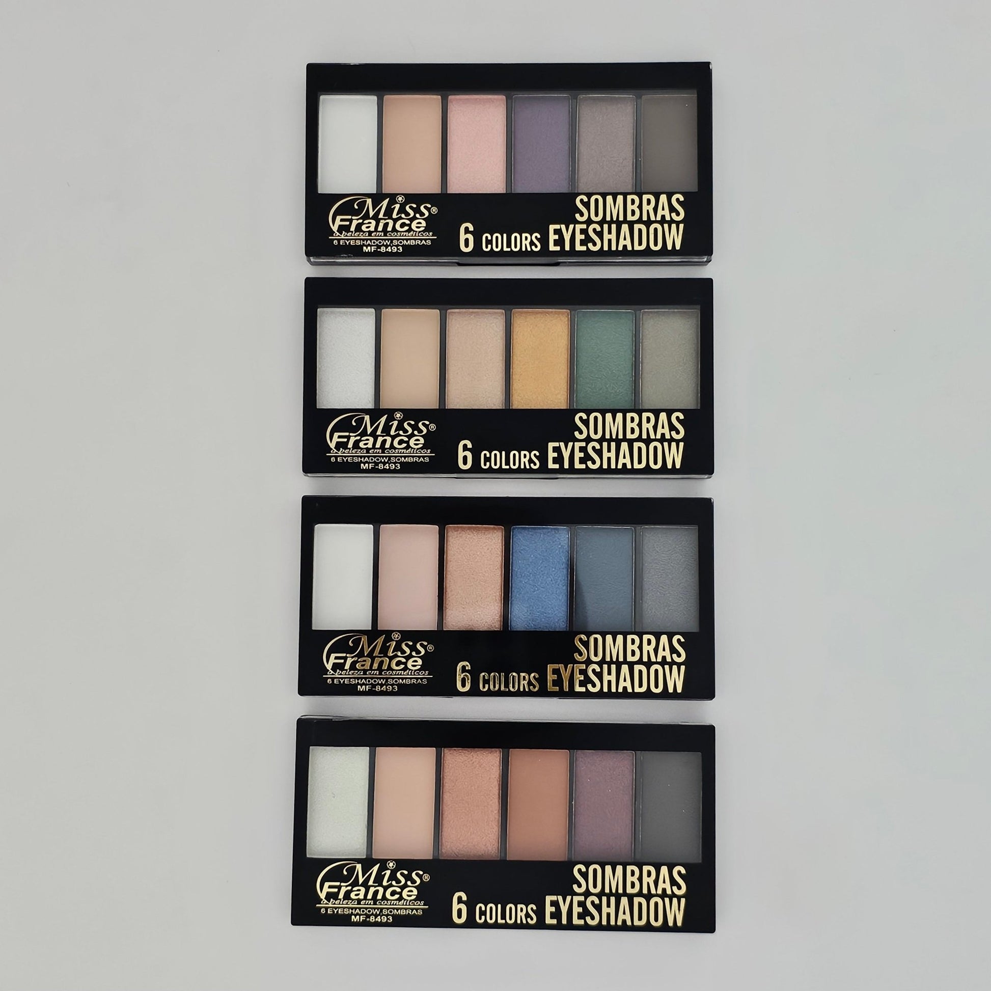 Miss France 6 Colors Eyeshadow Palette – Perfectly Pigmented Shades - Lotshop.pk