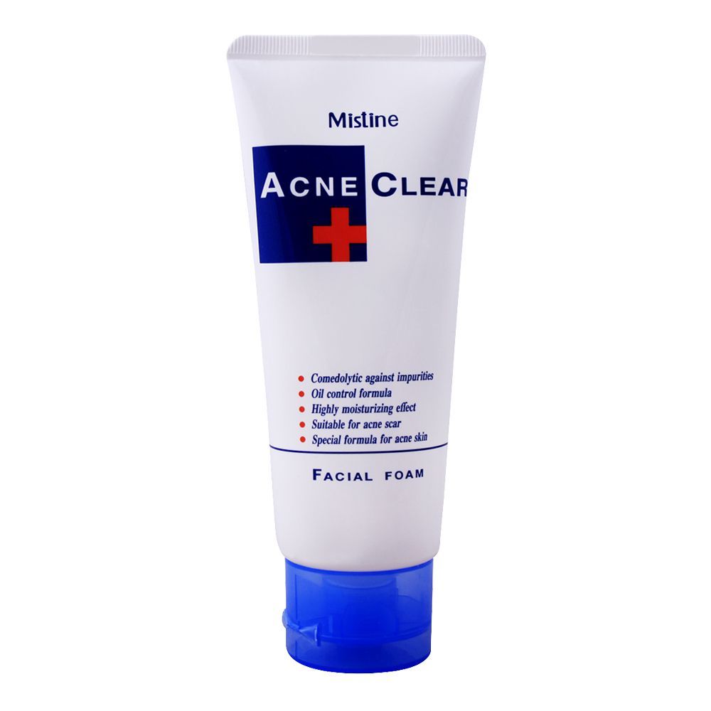 Mistine Acne Clear Facial Foam - Avocado, Vitamin C, and Classic Variants for Radiant Skin - Lotshop.pk