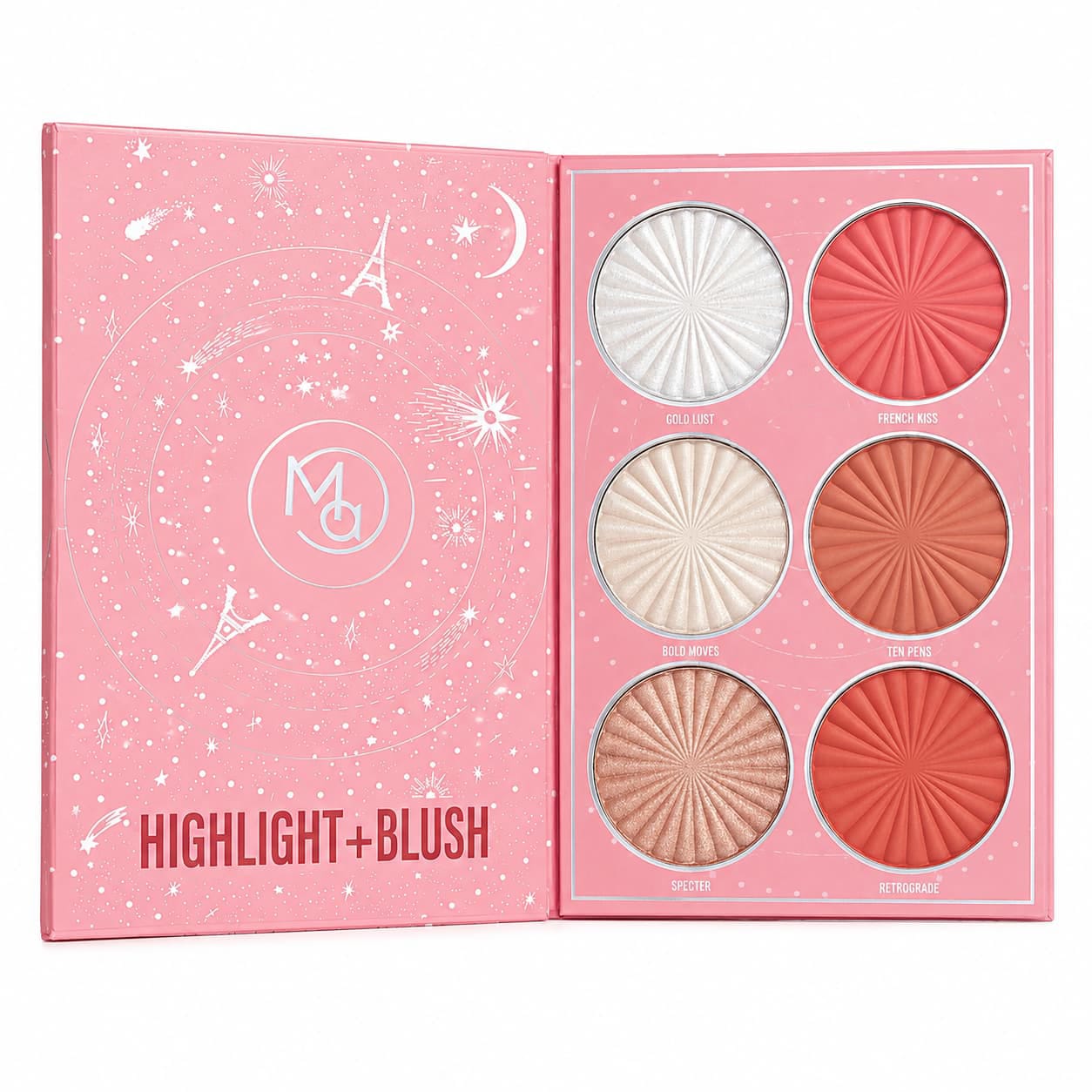 Mocallure Professional 24 eyeshadow makeup palette with blush, highlighter and contour best price online in Pakistan