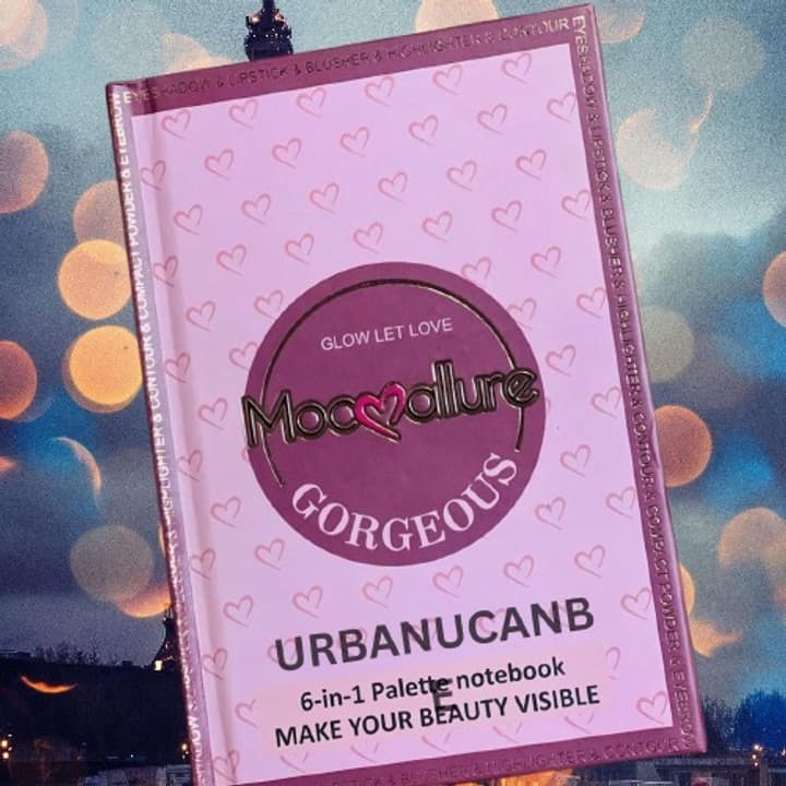 Mocallure Gorgeous Urbanucanb 6-in-1 Makeup Palette price online in Pakistan with eyeshadow, blush, highlighter, contour, brow and lip colors
