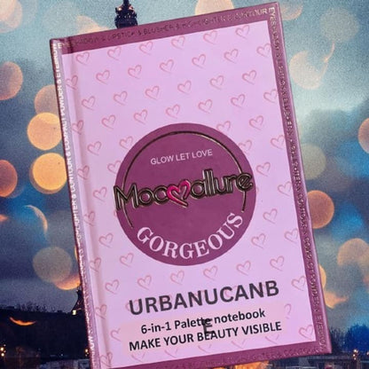 Mocallure Gorgeous Urbanucanb 6-in-1 Makeup Palette price online in Pakistan with eyeshadow, blush, highlighter, contour, brow and lip colors
