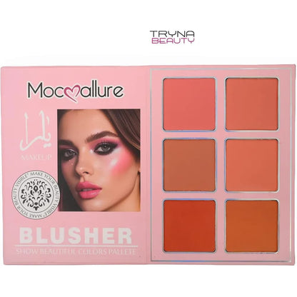 Mocallure Yarah All-in-One Makeup Palette with eyeshadow, blusher, highlighter, lip gloss, eyebrow and contour