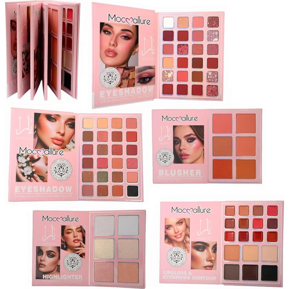 Mocallure Yarah complete makeup palette with eyeshadow, blush, highlighter and contour best price online in Pakistan