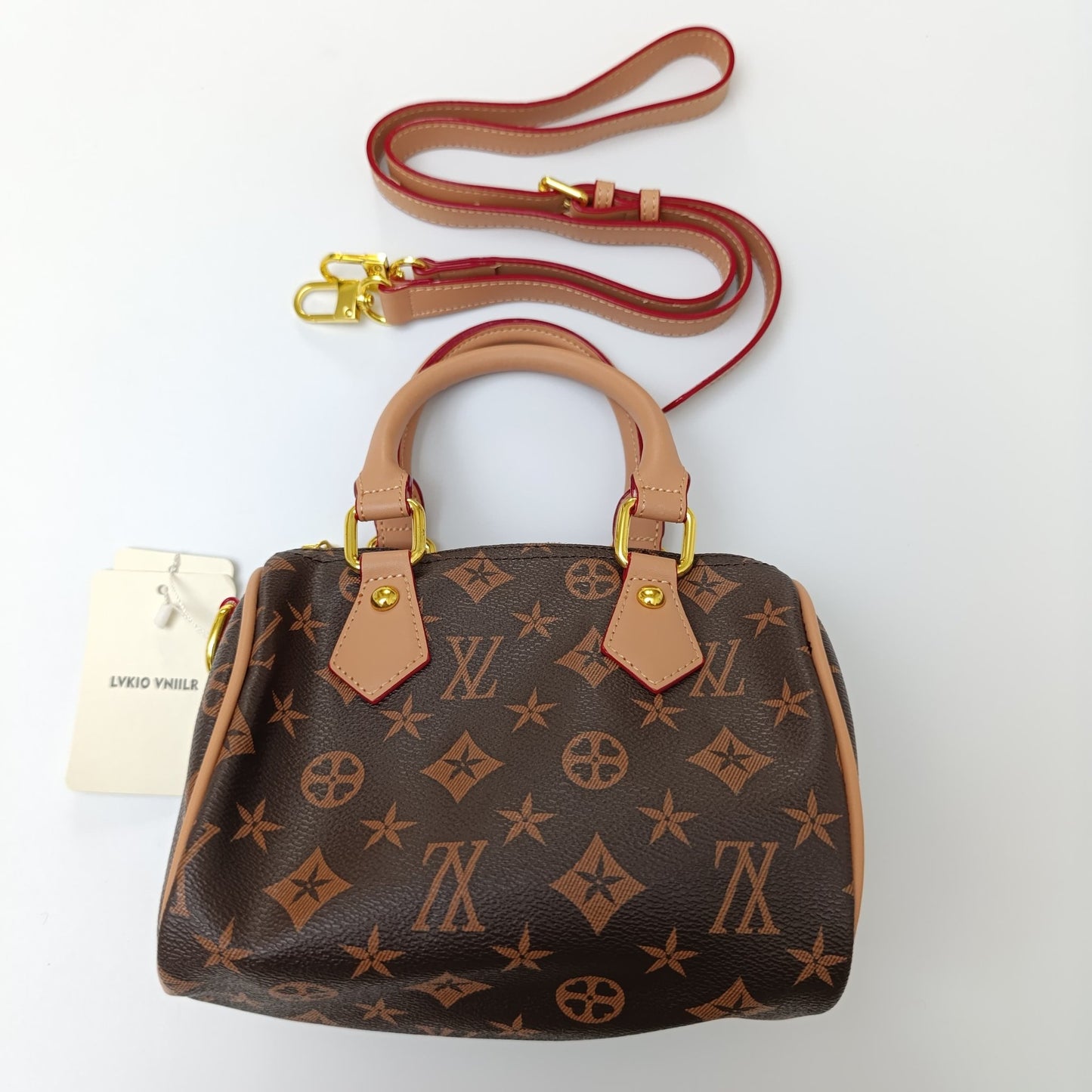 Monogram Handbag – Luxury Designer - Inspired Satchel with Crossbody Strap - Lotshop.pk