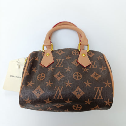 Monogram Handbag – Luxury Designer - Inspired Satchel with Crossbody Strap - Lotshop.pk
