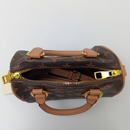 Monogram Handbag – Luxury Designer - Inspired Satchel with Crossbody Strap - Lotshop.pk