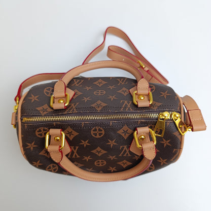 Monogram Handbag – Top Handle & Crossbody - 1655 Big Coffee - Lotshop.pk