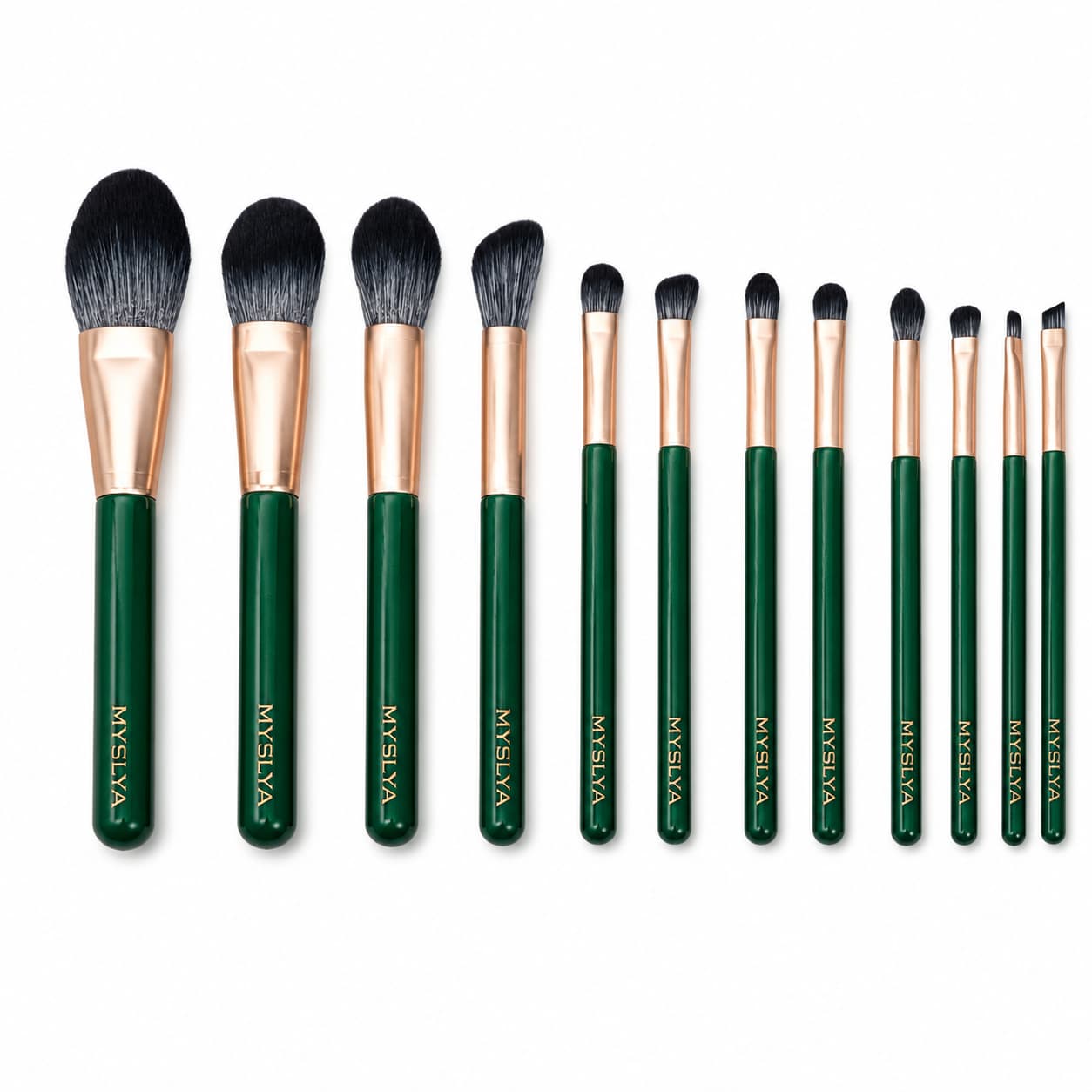 Buy MYSLYA Velvet Luxe 12-Piece Makeup Brush Set at Lotshop.pk