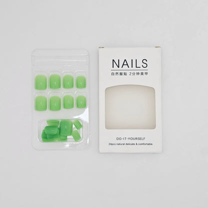 NAILS Do - It - Yourself 24 Pcs Natural Delicate & Comfortable - Lotshop.pk