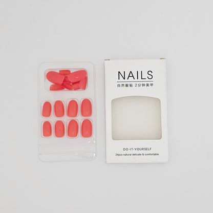 NAILS Do - It - Yourself 24 Pcs Natural Delicate & Comfortable - Lotshop.pk