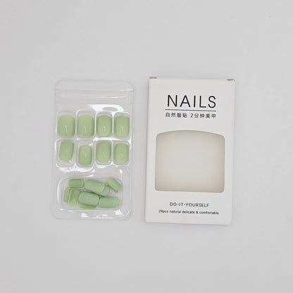 NAILS Do - It - Yourself 24 Pcs Natural Delicate & Comfortable - Lotshop.pk