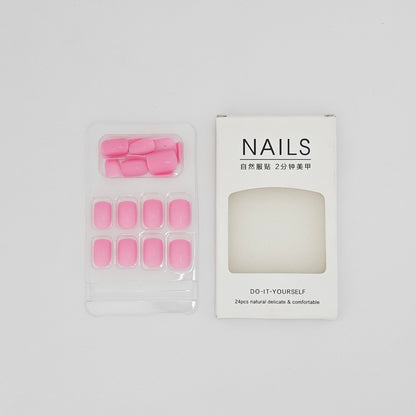 NAILS Do - It - Yourself 24 Pcs Natural Delicate & Comfortable - Lotshop.pk