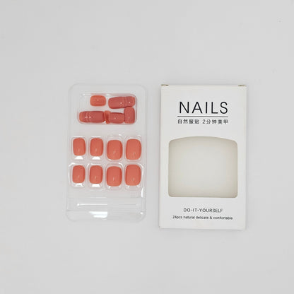 NAILS Do - It - Yourself 24 Pcs Natural Delicate & Comfortable - Lotshop.pk