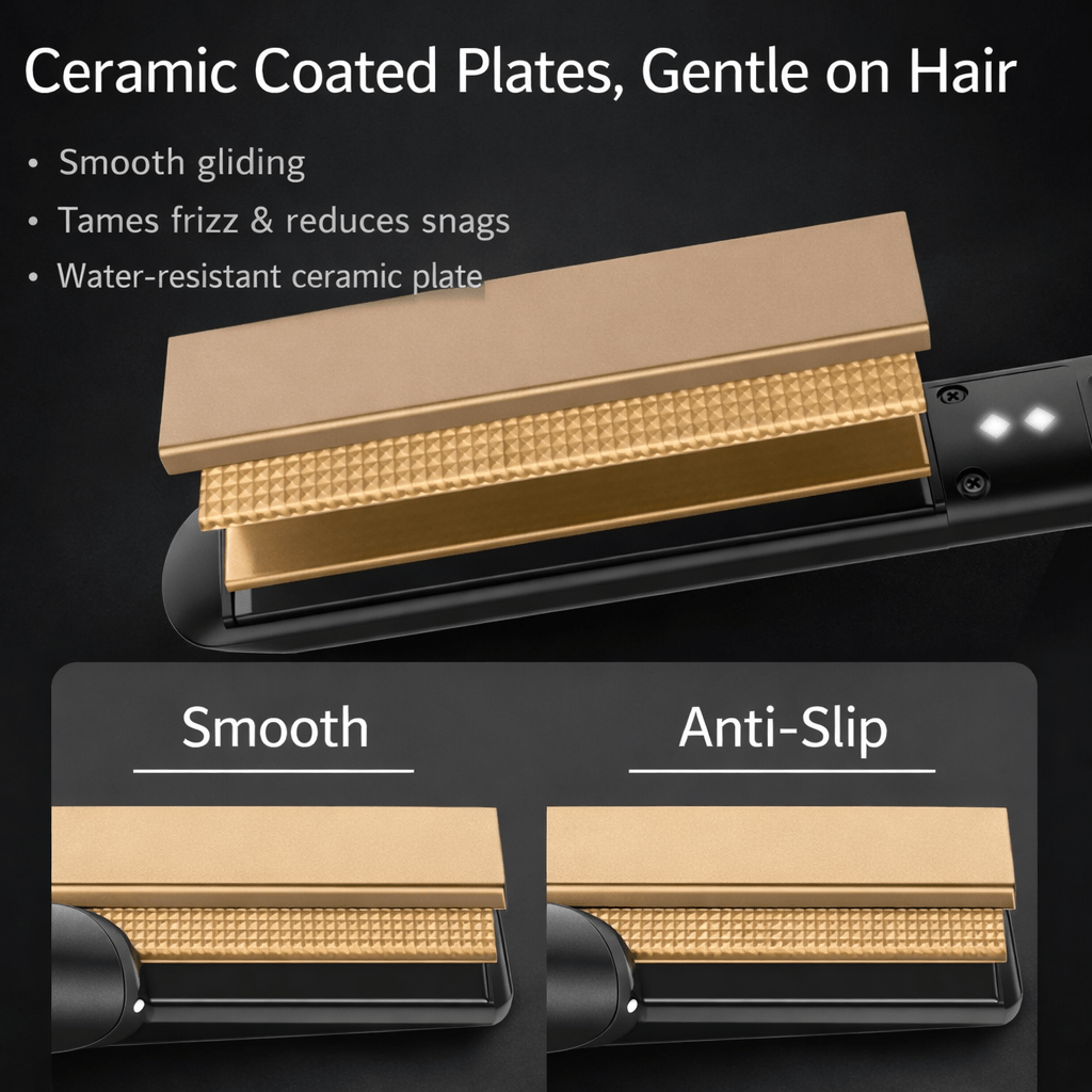 NanJiren Professional Hair Straightener TY - 615 – Smooth, Sleek & Everyday Styling - Lotshop.pk