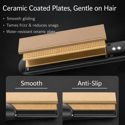 NanJiren Professional Hair Straightener TY - 615 – Smooth, Sleek & Everyday Styling - Lotshop.pk